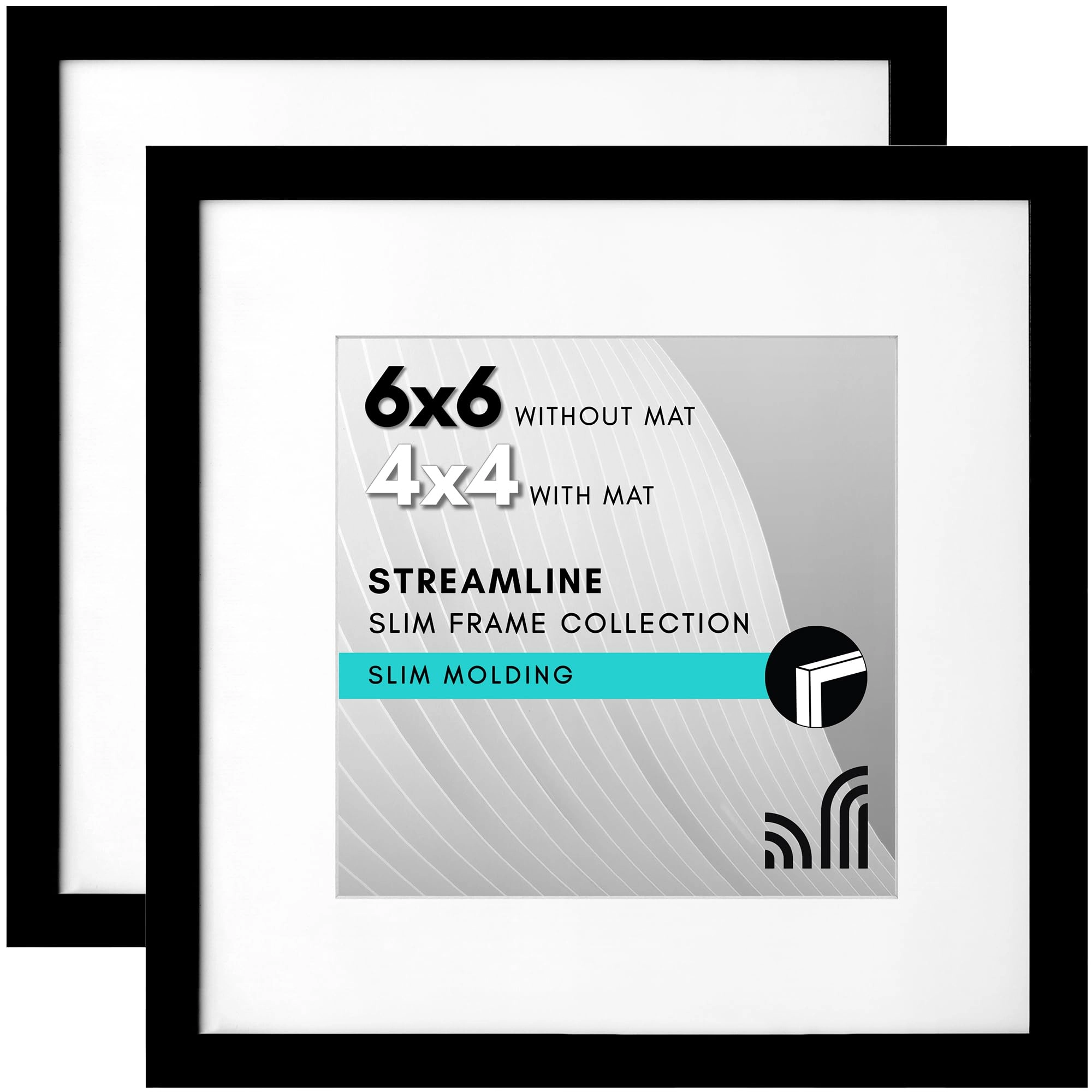 Americanflat Streamline Collection - 6x6 with 4x4 Mat 2 Photos