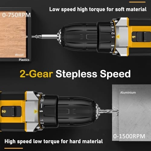 Cordless Drill Set - 2.0Ah