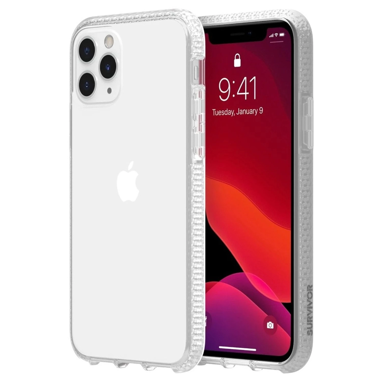 Survivor Clear Back Case - Polymer for iPhone 11 Pro Max