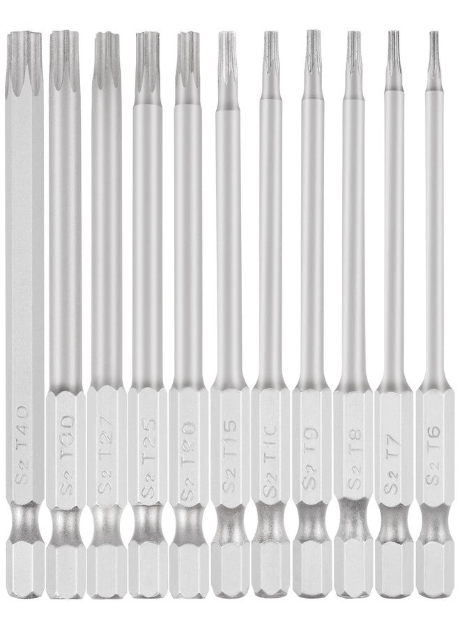 Allwin Torx Head Screwdriver Bit Set - 11 Piece 3 Inch Long