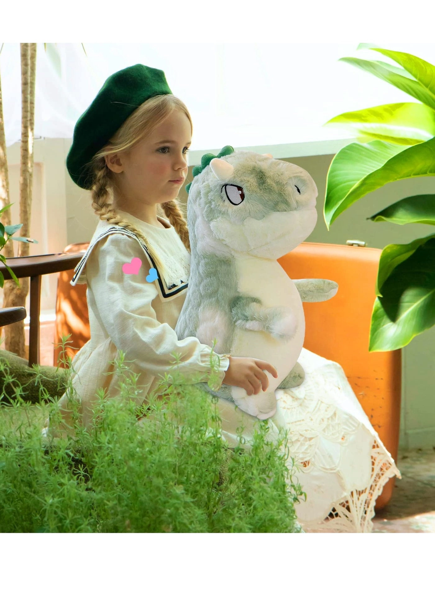 Cute Dinosaur Plush Toy - 9.8in/25cm Fat