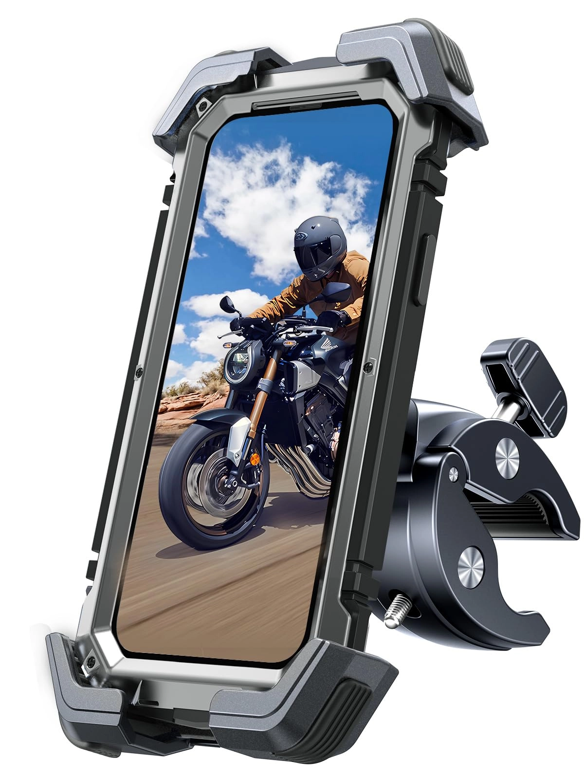Motorcycle Phone Mount - Handlebar 4-7.2" Smartphones