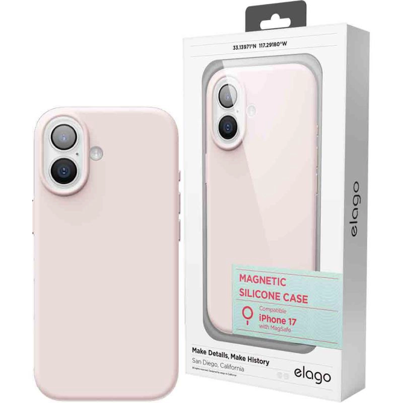 Magnetic Silicone Back Cover Mobile Case with MagSafe for iPhone 16 Pro Max