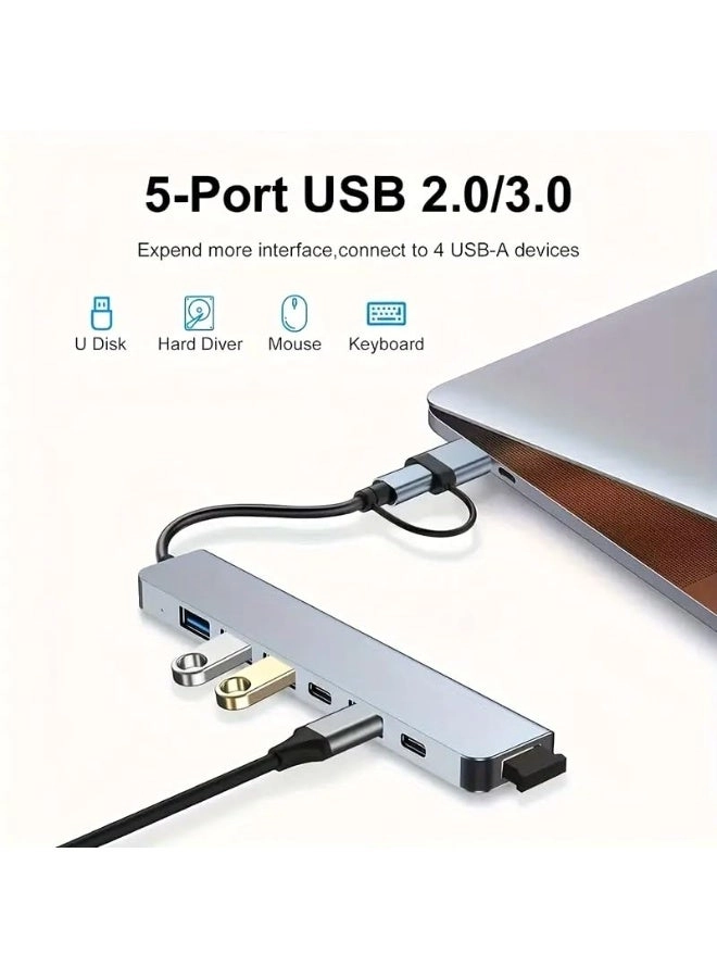 Hub-7-Ports - USB 3.0 100W Power Delivery Gigabit Ethernet