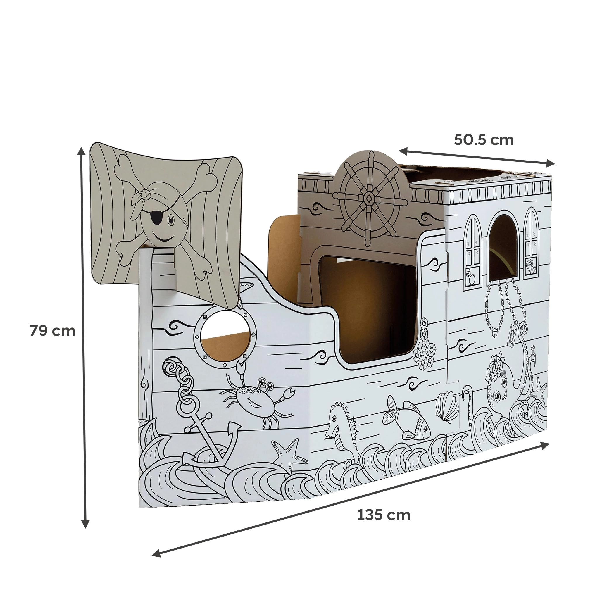 Pirate Ship Playhouse