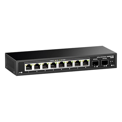 10 Port| 8*2.5G Port+2*10G SFP 120W 9-ports