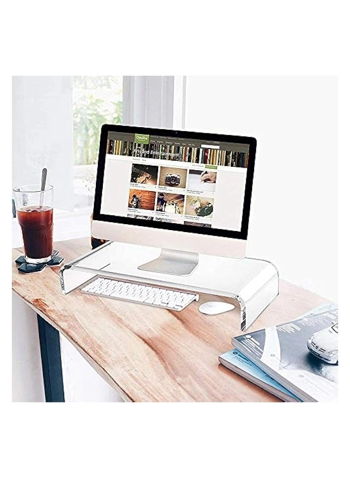 Monitor Stand - Acrylic Clear