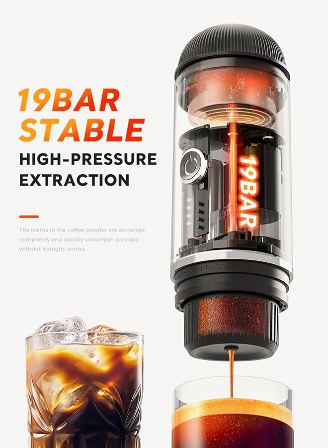 Portable Espresso Maker - 80 ml Capsule Coffee Maker Espresso Maker