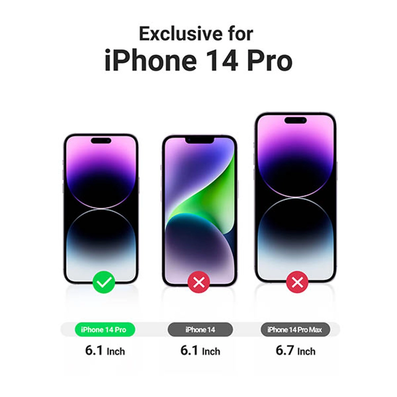 Clear Screen Protector for iPhone 14 Pro