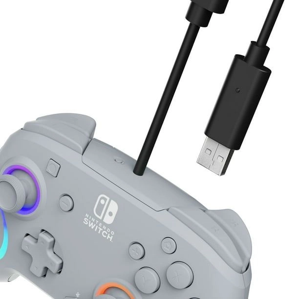 Nintendo Switch Afterglow Wave Wired Controller Grey