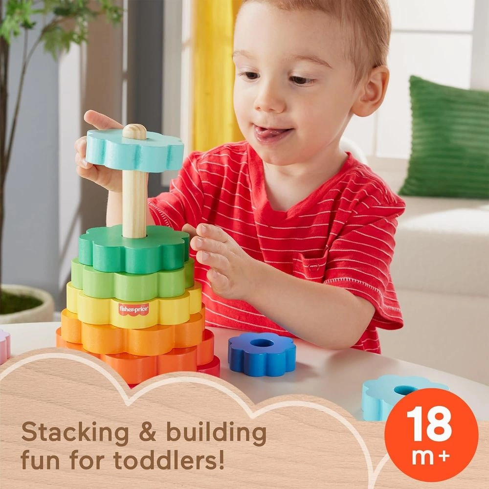 Wooden Ring Stacker - 18 months - 3 years 10 piece(s)
