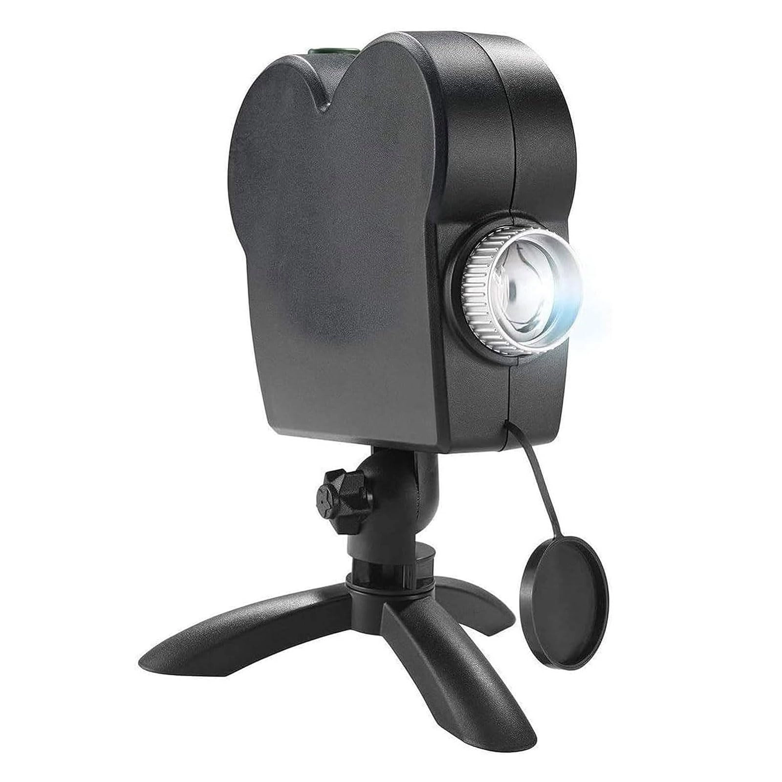 WaikUb Halloween Holographic Window LED Projector Lights - 12 videos Black