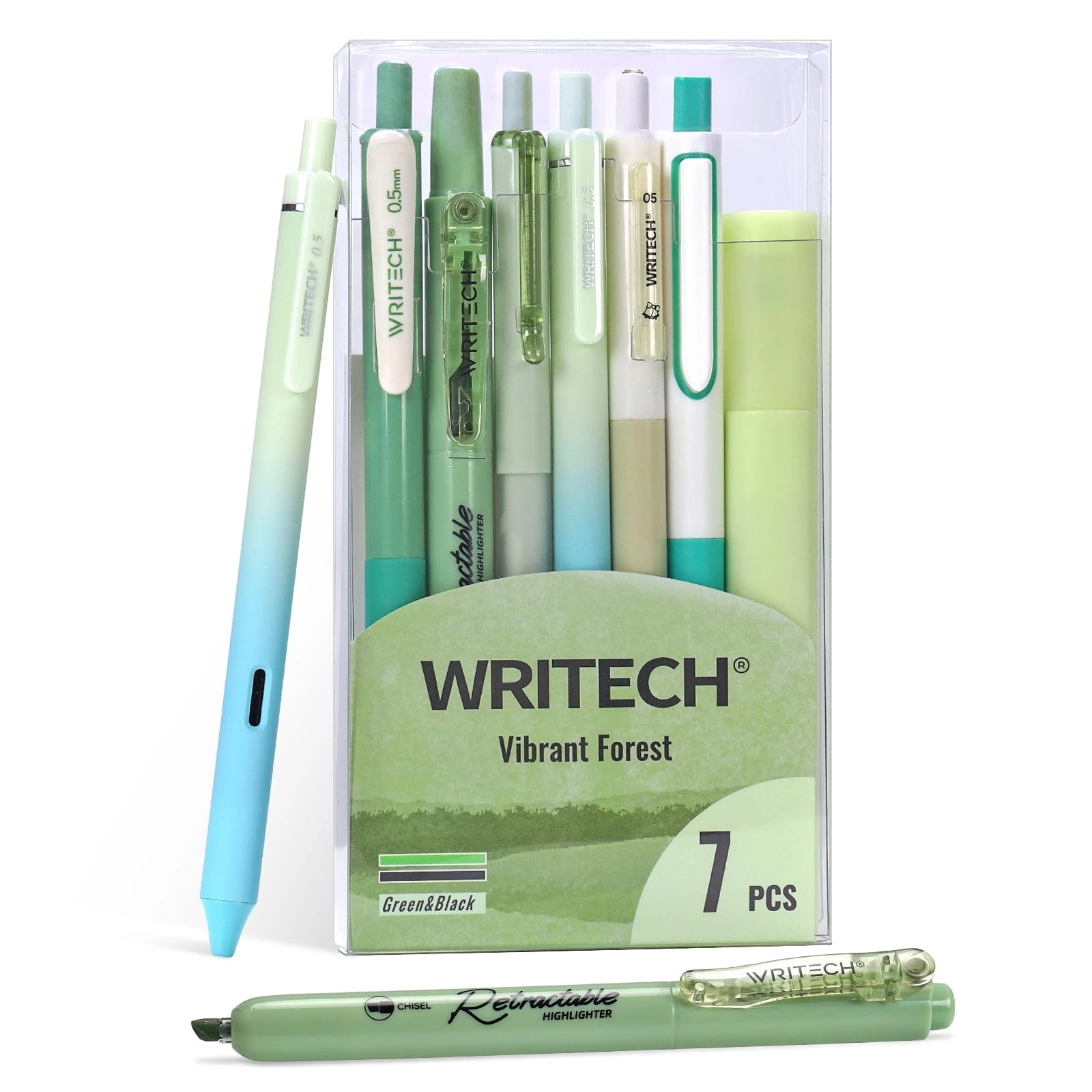 Gel Pens - 7ct 0.5mm