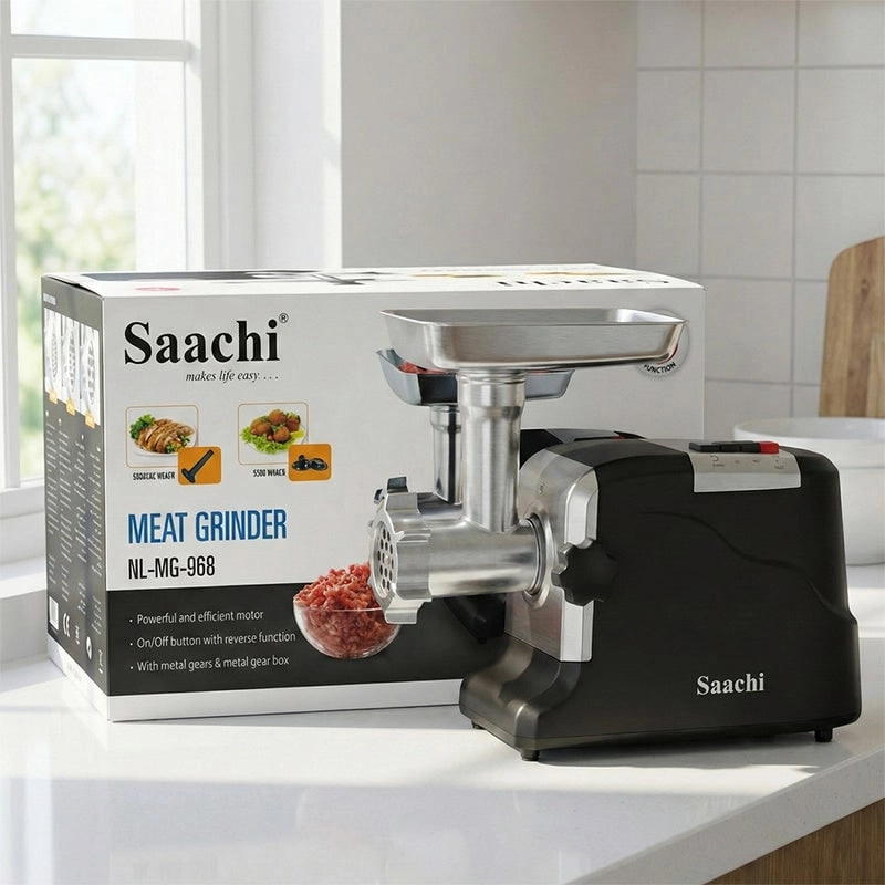 NL-MG-968 - Electric Meat Grinder 2 Speeds Stainless Steel Blades