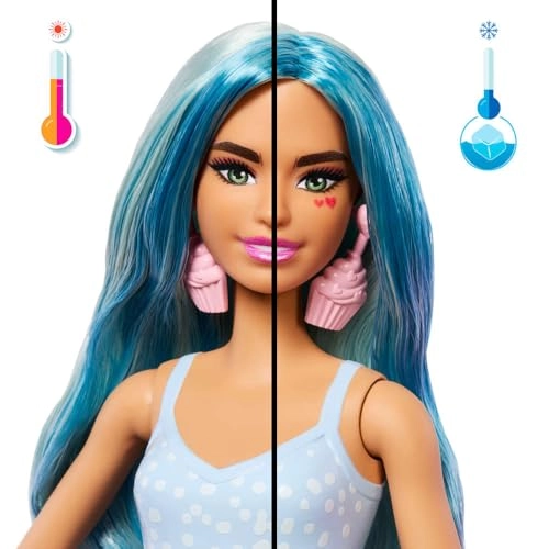 Barbie Pop Reveal Treat Series - Blue Hair Cool Cupcake Ages 3+