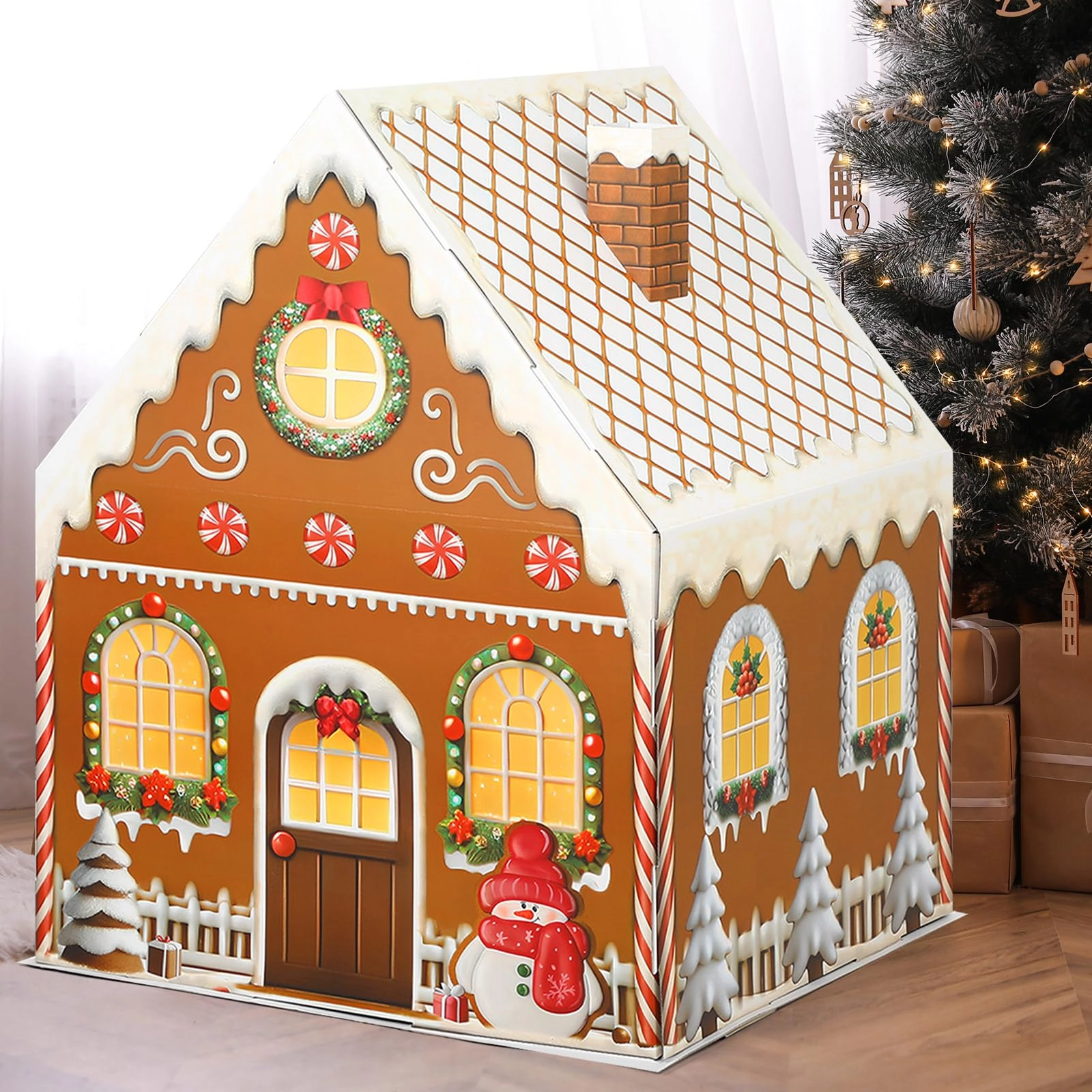 DoubleFill Giant cardboard gingerbread house
