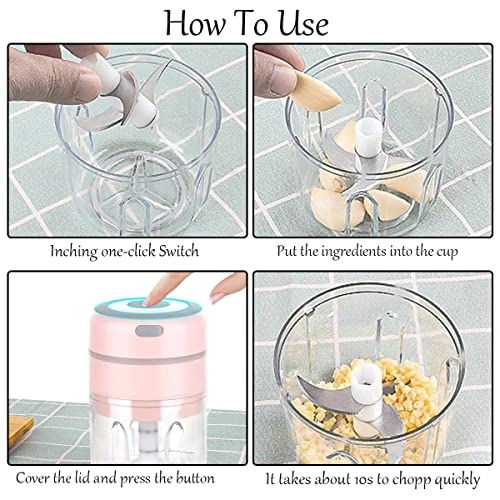 Mini Electric Kitchen Blender - 0.25 Liters USB RECHARGEABLE