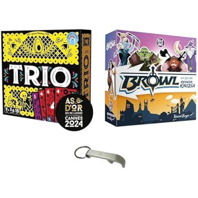Blumie Shop Browl - Board Game + Trio - Card Game + Blumie Decap