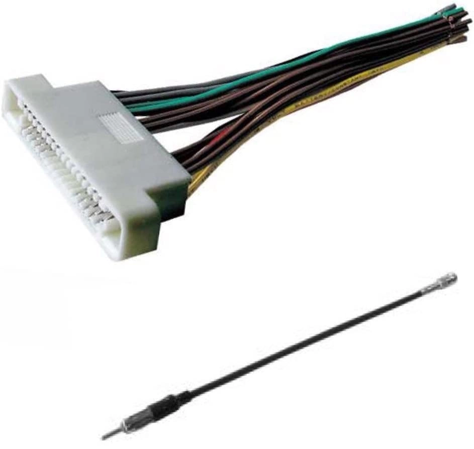 Car Stereo Radio Wire Harness and Antenna Adapter - Select GM Chevrolet 2003-2006 Silverado, Tahoe, Suburban, Sierra etc.