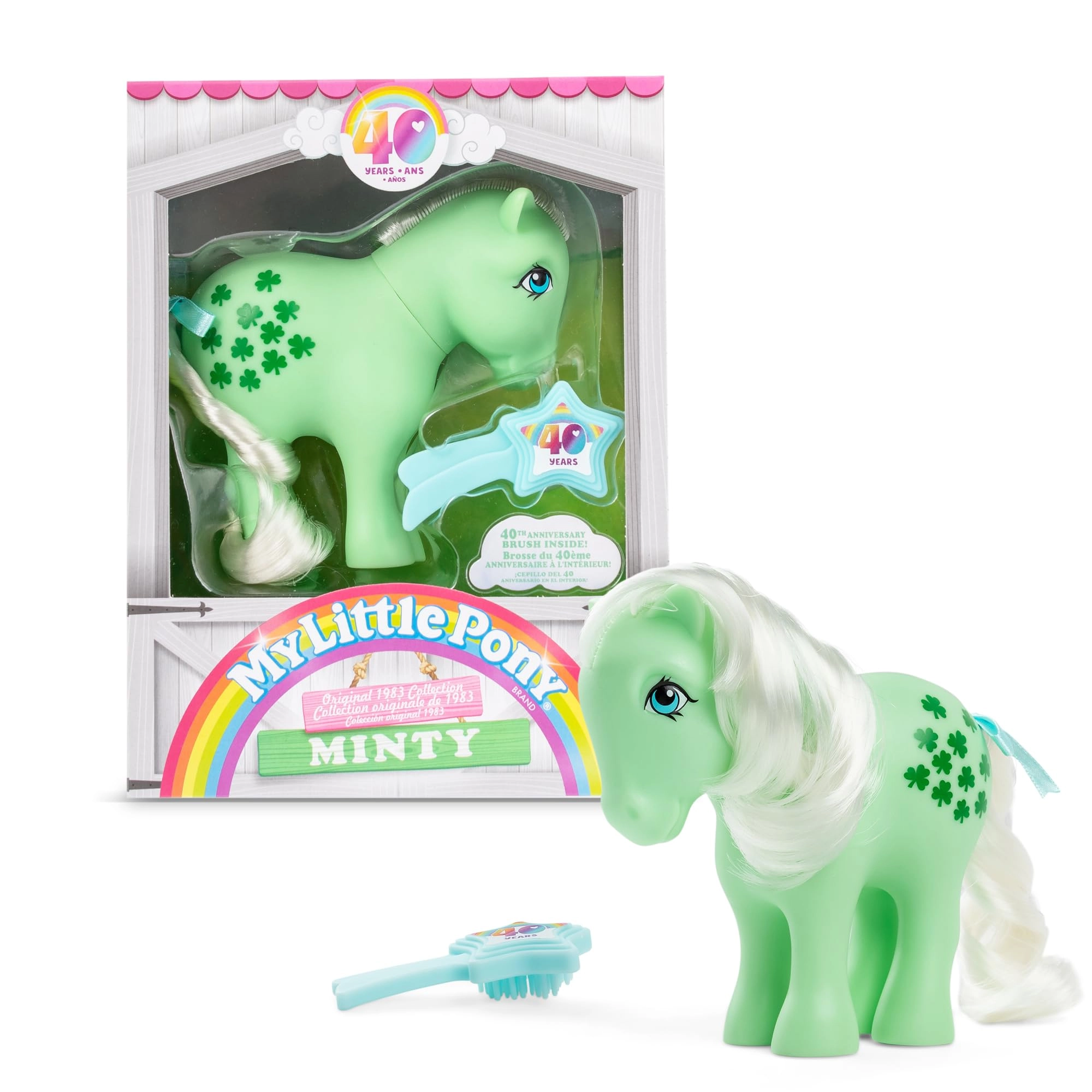 Basic Fun My Little Pony 40th Anniversary Original Ponies - Minty (35325)