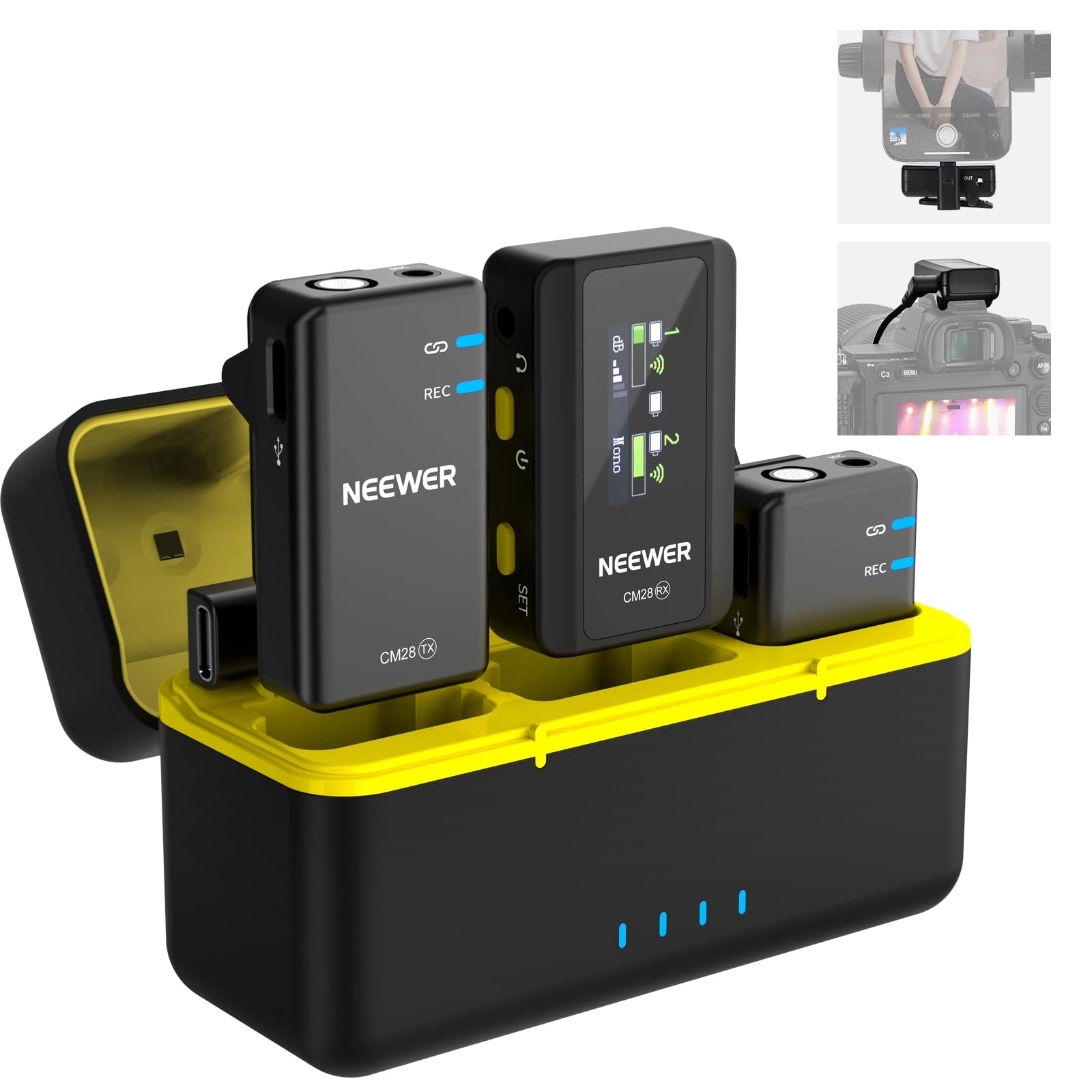 Neewer CM28 - 1 RX + 2 TX