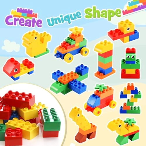 Large Building Blocks Set - 73 pcs