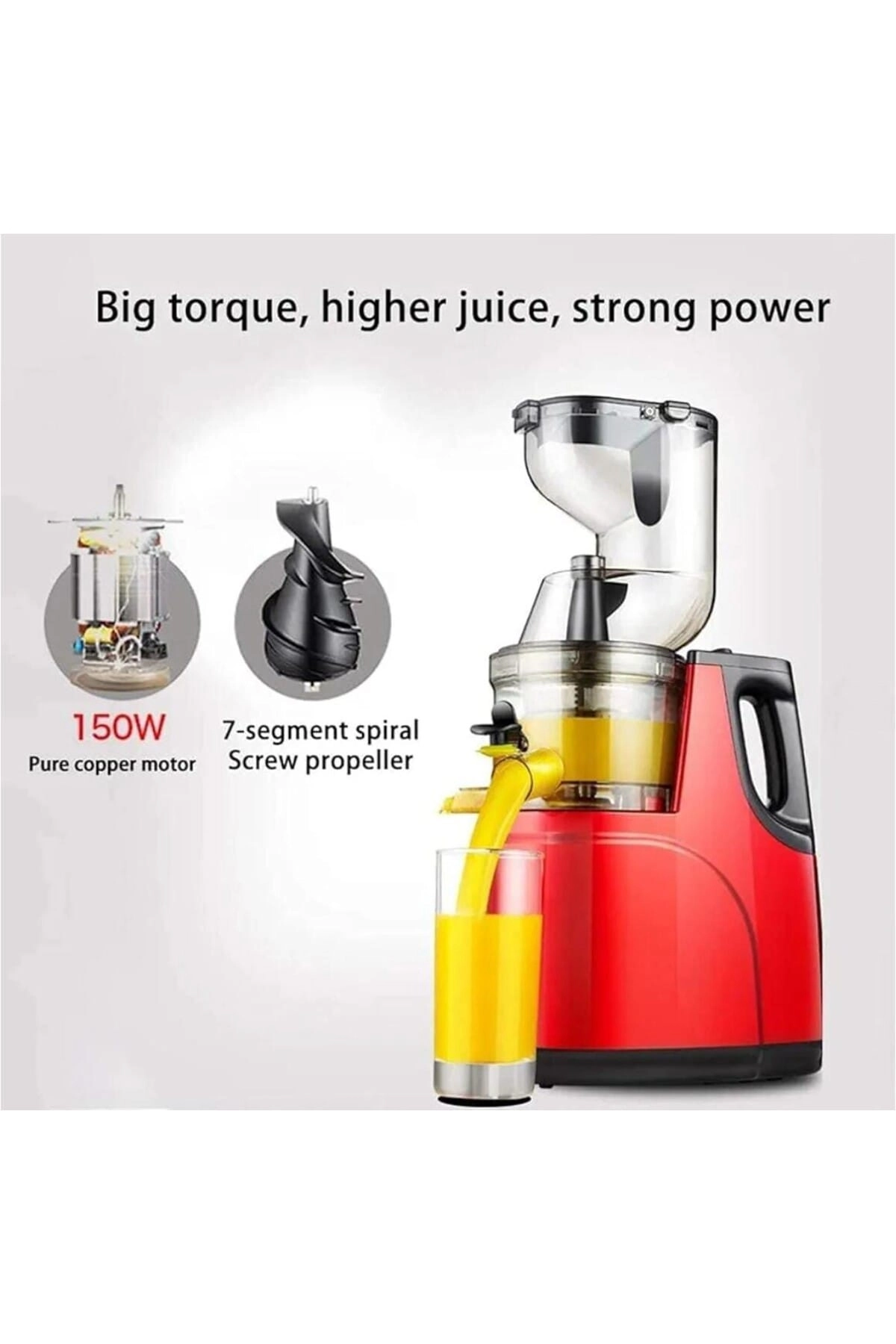 4 In 1 Juicer Blender - Cold Press Multifunction