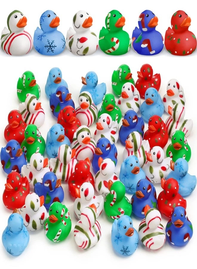 Vinsot Rubber Ducks - 24 Pieces Christmas Mini