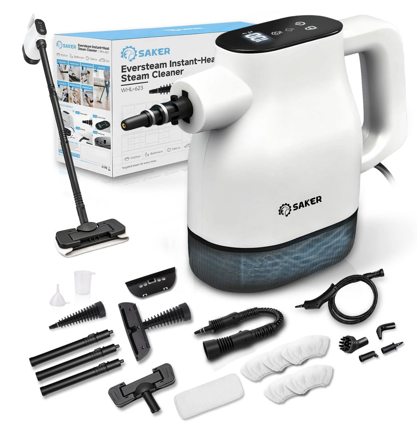 Saker EverSteam Instant-Heat Steam Cleaner - 400 Milliliters