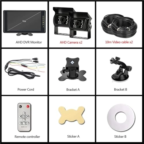 dual lens truck camera kit - Night vision 752*582 pixels