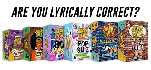 '90s & 2000s Music Trivia Card Game - English Adult