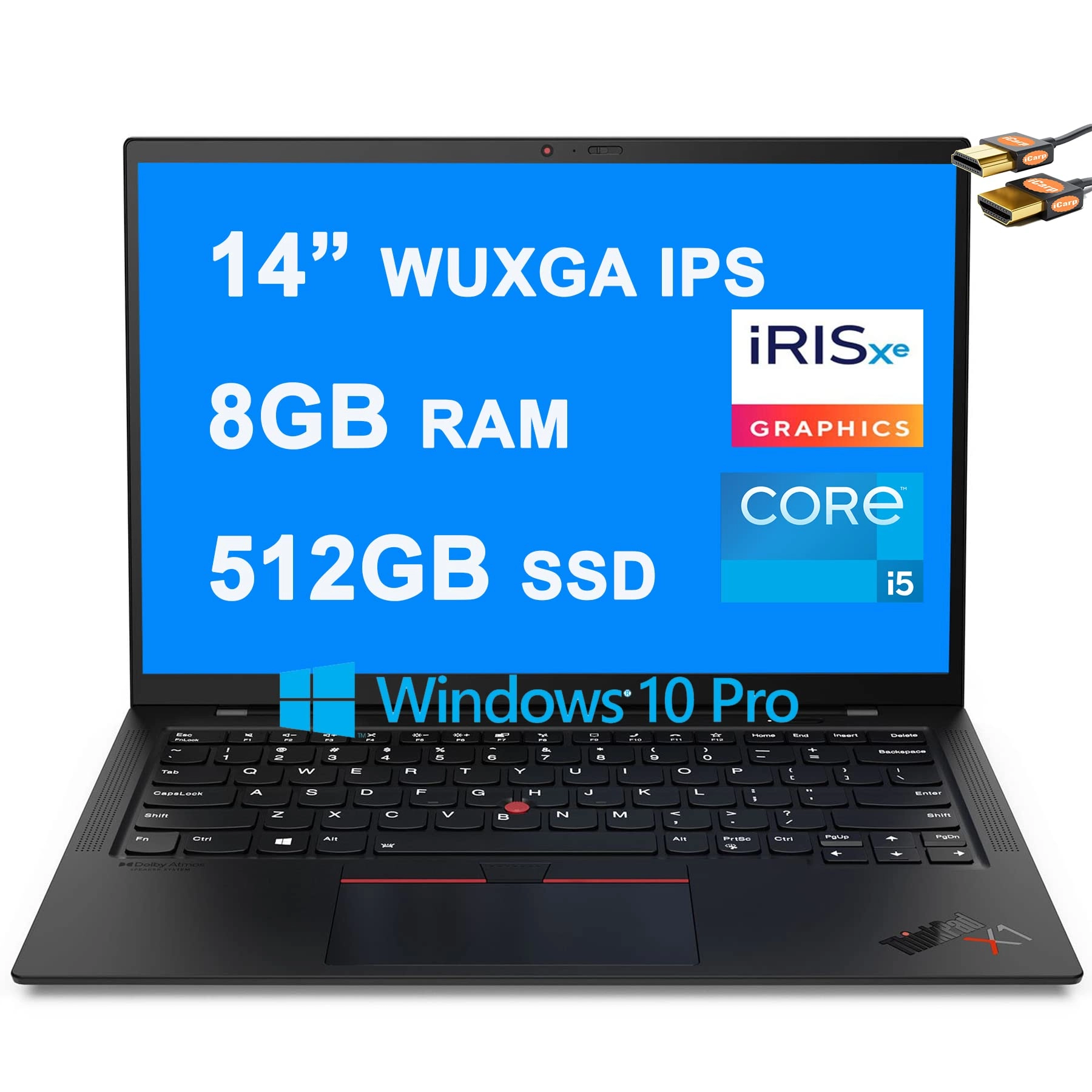 Lenovo (Renewed) X1 Carbon Gen 9 - 14'' i5-1135G7 16GB DDR4 512GB SSD
