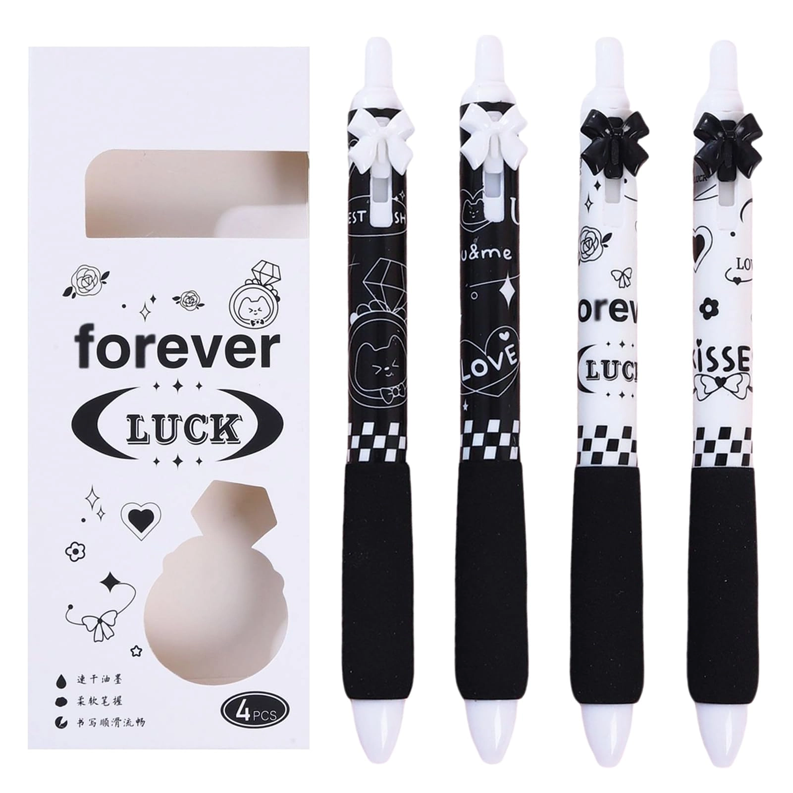 Cute Gel Pen - 4Pcs 0.5mm