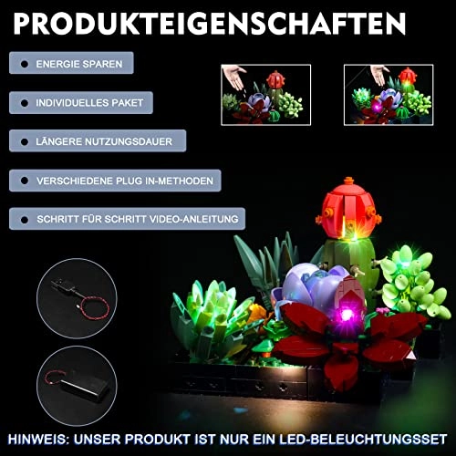 LED Light Set - Light Control Version for 10309 Succulents
