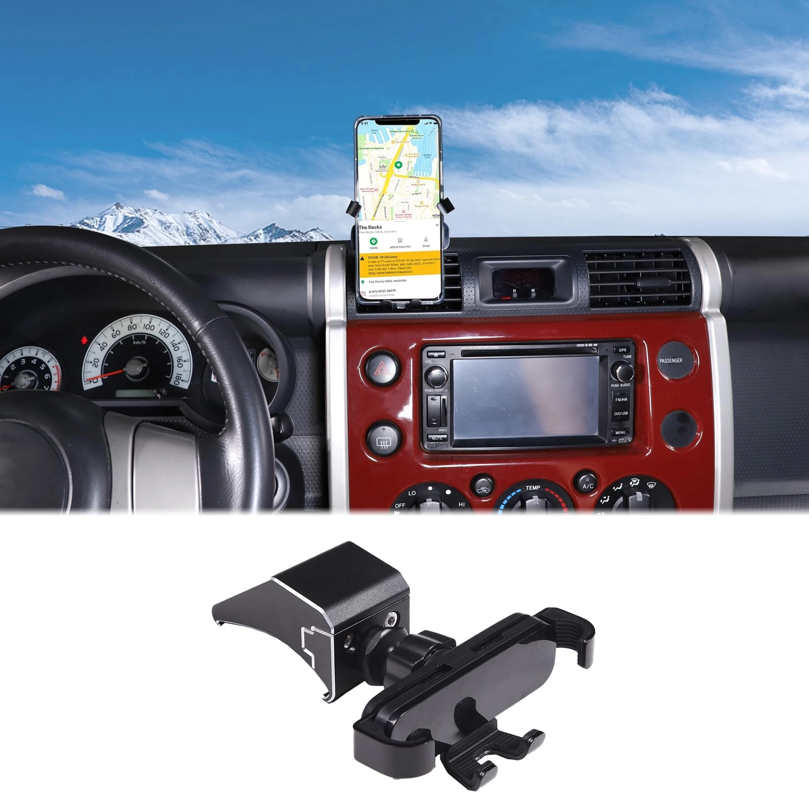 Aunginsy Car Phone Mount - FJ Cruiser 2007-2021