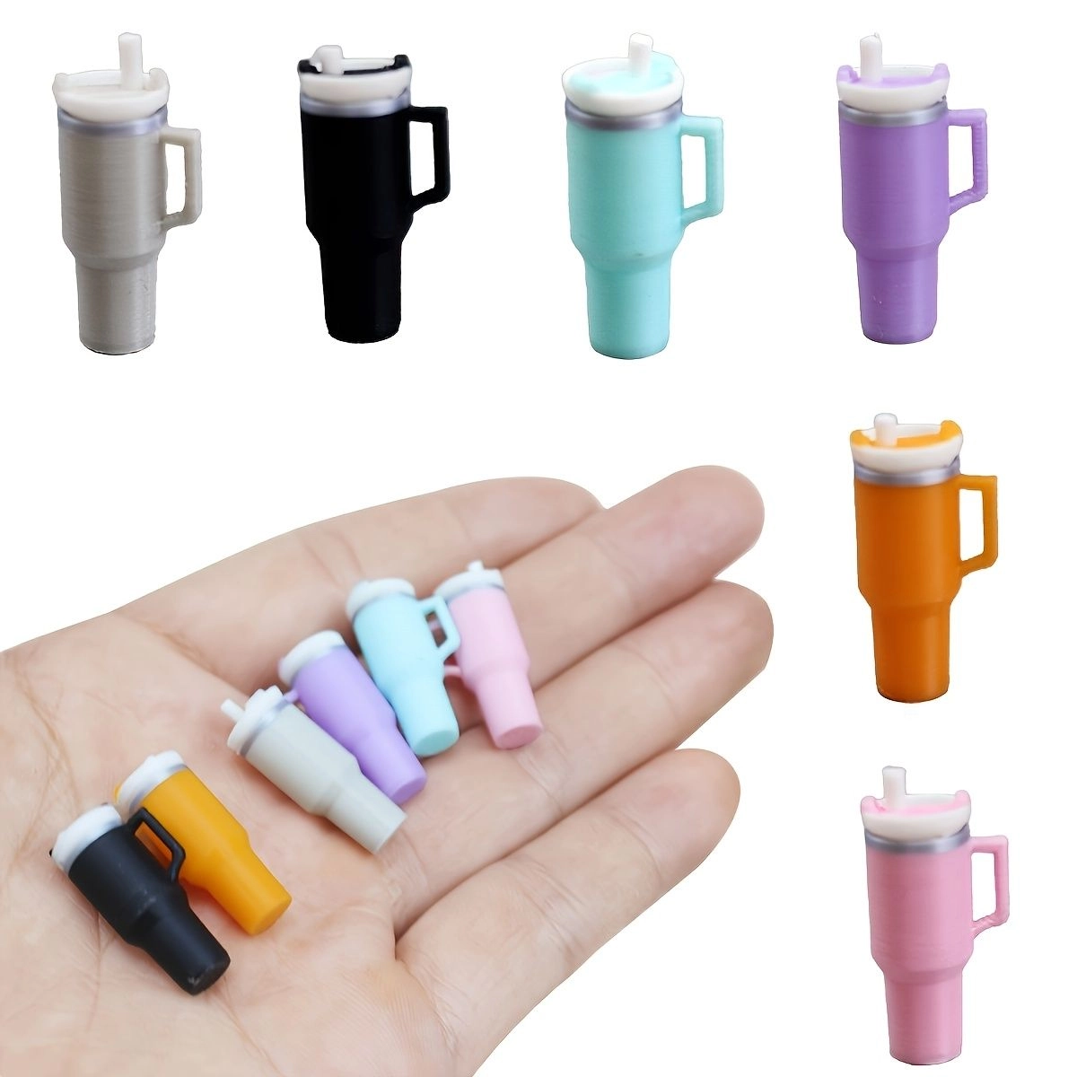 Generic Dollhouse Plastic Mug - 1 pcs Blue