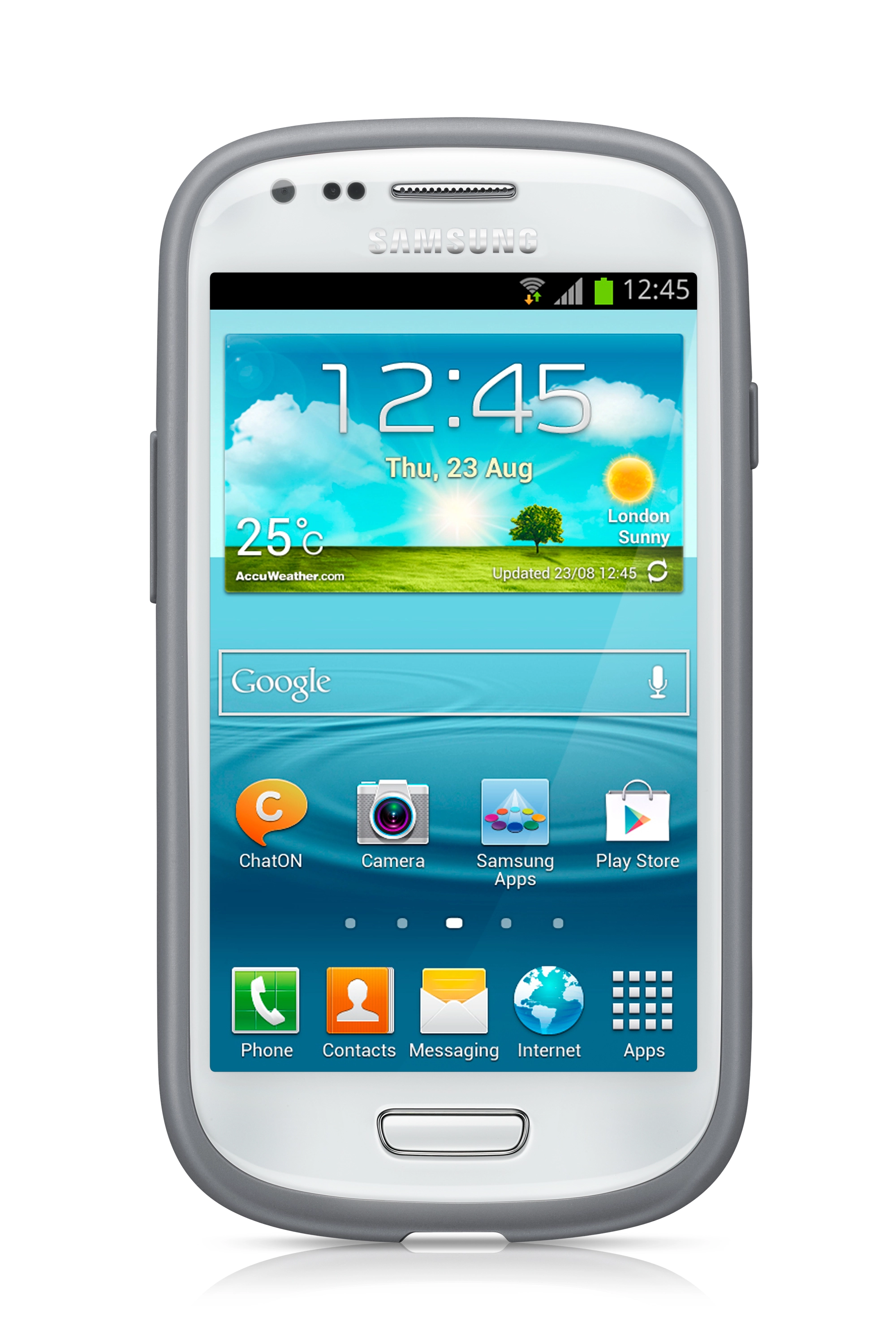 Clear View Standing Cover - Pink for Galaxy S8