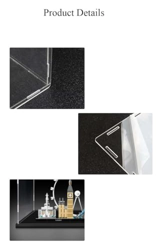 Acrylic Display Case - 30 x 10 x 15cm Transparent 3 mm