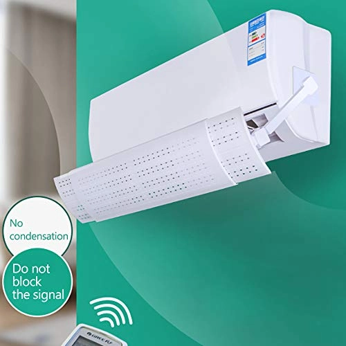 AC Deflector - 56*18cm Telescopic white