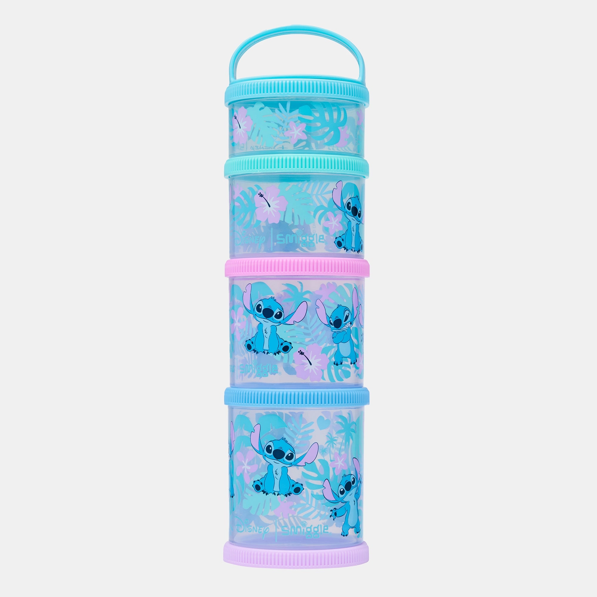 Smiggle Stitch Snack & Stack Containers - Stitch