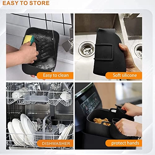 Air Fryer Silicone Liner - Food-grade Silicone 2PCS