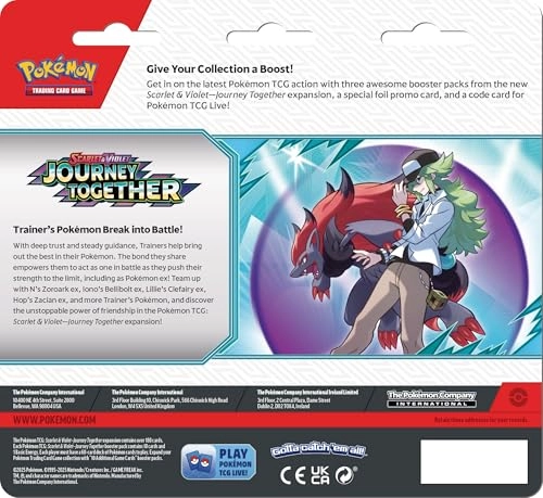 Scarlet & Violet—Journey Together Three-Booster Blister - Yanmega - English 33pcs