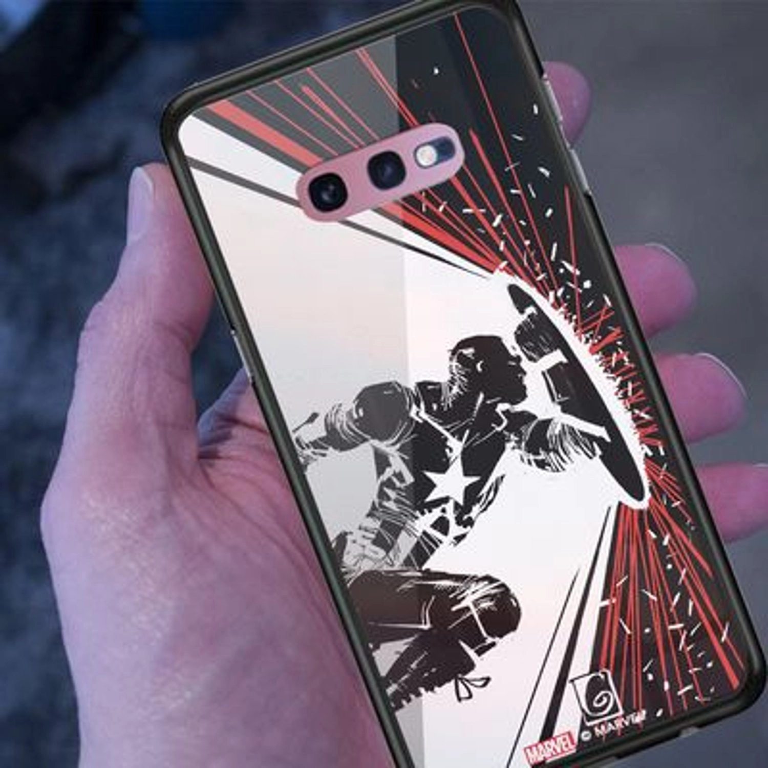 Captain America Frontline Defence Back Case for Galaxy S10E