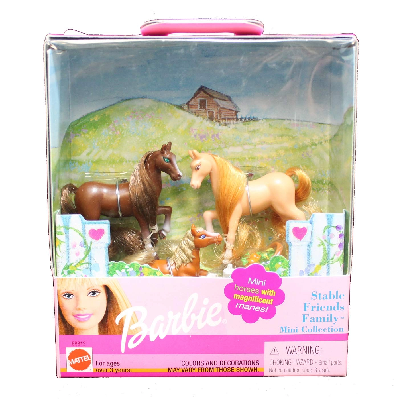 Mattel Barbie - Cartoon - Mini Horses - 3 pieces (88812)