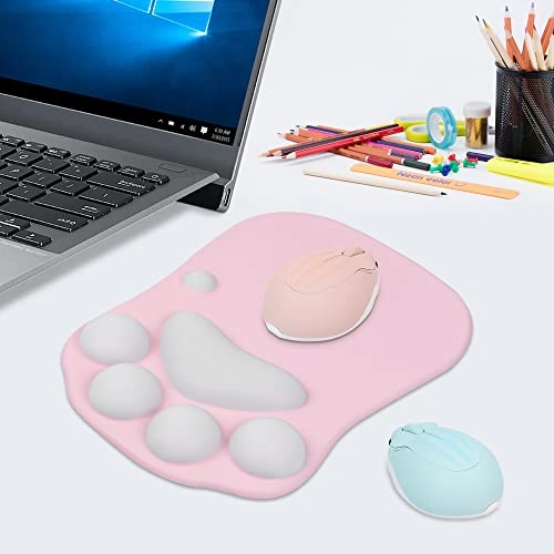 Cat Paw Mouse Pad - Wrist Support Gel Non Slip Rubber Base
