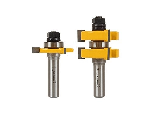 Yonico Tongue & Groove Set - 1-1/4-Inch 1/2-Inch 2 Bit