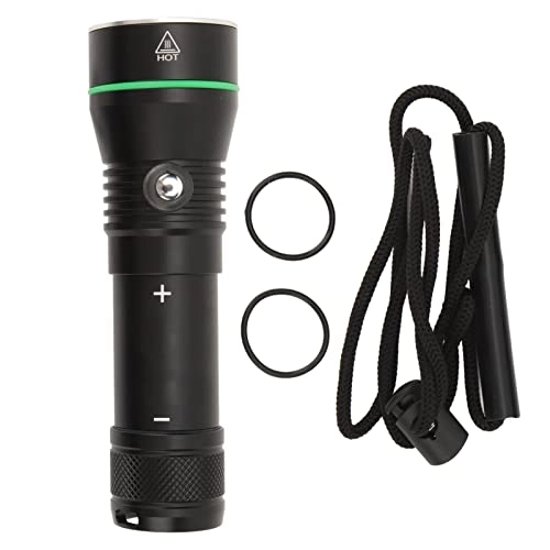 High Bright IPX8 Diving Flashlight - 110 Meter 3 Modes Rechargeable