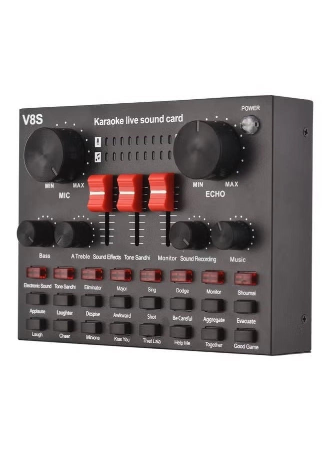 V8S - Mini Sound Mixer 16 Sound Effects Dual DSP