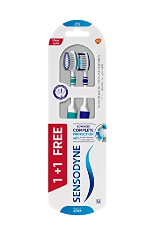 Soft Toothbrush Complete Protection - 2-Piece Pack Multicolour
