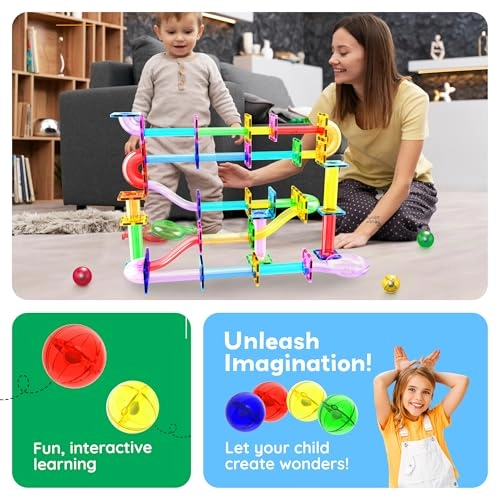 Marbles for Magnetic Block Tiles - 8pcs